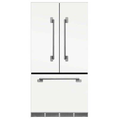 36" Marvel Elise Series French Door Counter Depth Refrigerator, White
