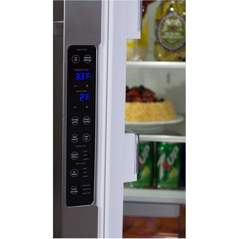 36" Marvel Mercury Series French Door Counter Depth Refrigerator, White