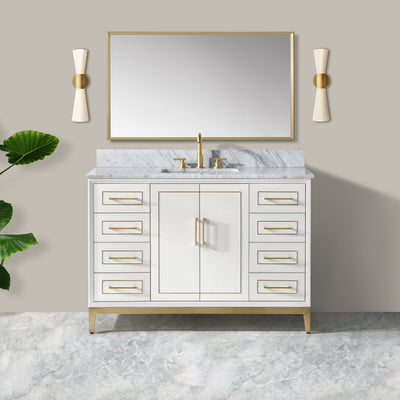 Gracie 48" Single Bathroom Vanity in White