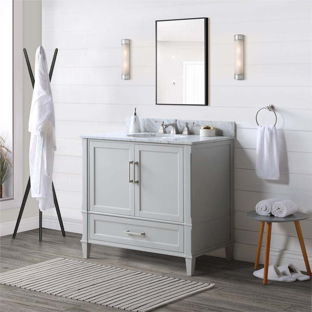Montauk 36" Single Bathroom Vanity in Grey