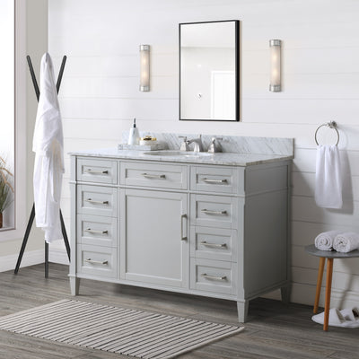 Montauk 48" Single Bathroom Vanity in Grey