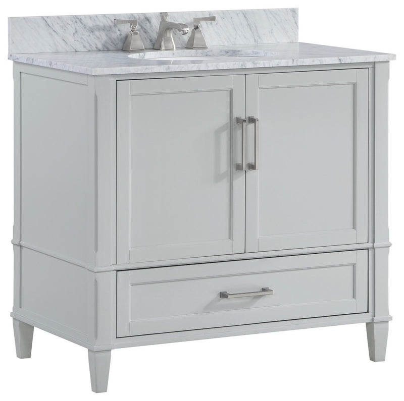 Montauk 36" Single Bathroom Vanity in Grey